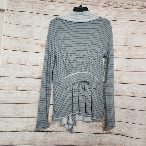 Free People WE THE FREE ANTHROPOLOGIE Stripe Ebb and Flow Jacket Size M Zipper - Picture 12 of 15